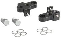 Crankverkorter Mirage T6 aluminium met RVS bouten - zwart