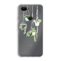 Hang In There: Google Pixel 3a Transparant Hoesje