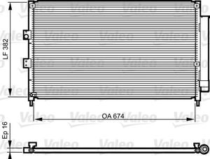 Airco condensor 814217