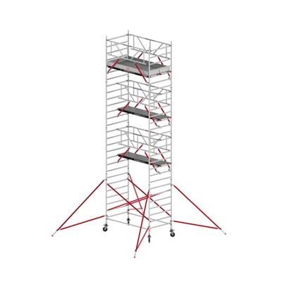 Altrex RS TOWER 52 rolsteiger | 9.20 m | 1.35 m | 2.45 m houten platform | Safe-Quick + schoren - TX525015