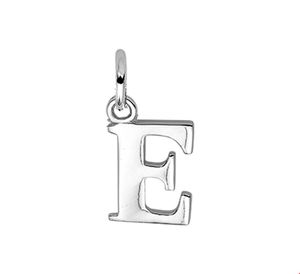 TFT Hanger Zilver Letter E