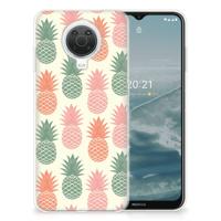Nokia G20 | G10 | Siliconen Case | Ananas