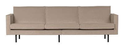 WOOOD 3-zits Bank 'Rodeo' Velvet, kleur Khaki