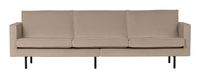 BePureHome 3-zits Bank 'Rodeo' Velvet, kleur Khaki