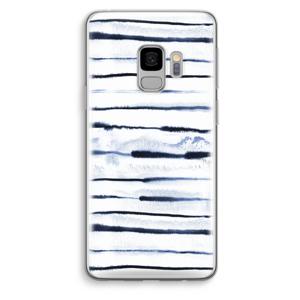 Ink Stripes: Samsung Galaxy S9 Transparant Hoesje