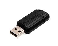 Verbatim PinStripe USB 2.0 stick, 64 GB, zwart - thumbnail