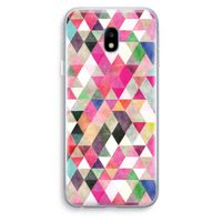 Gekleurde driehoekjes: Samsung Galaxy J3 (2017) Transparant Hoesje