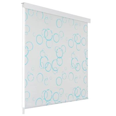 Rolgordijn voor douche 80x240 cm bubbel
