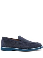 Casadei mocassins Scarca en daim - Bleu