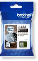 Cartridge LC422BK - BROTHER - Zwart 550p - Voor Zakelijk Smart MFC-J5340DW, MFC-J5345DW, MFC-J5740DW, MFC-J6540DW en MFC-J6940DW