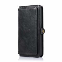 iPhone 12 Mini hoesje - Bookcase - Afneembaar 2 in 1 - Backcover - Pasjeshouder - Portemonnee - Kunstleer - Zwart