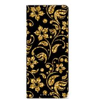 Sony Xperia 5 V Smart Cover Gouden Bloemen - thumbnail