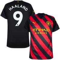 Manchester City Shirt Uit 2022-2023 + Haaland 9