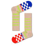 HAPPY SOCKS Happy Happy Sock Multi Katoen Printjes Unisex