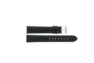 Horlogeband Universeel F121XL Leder Zwart 18mm