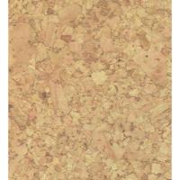 Decoratie plakfolie - 2x - kurk look bruin - kunststof - 45 cm x 2 meter