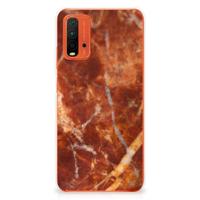Xiaomi Poco M3 | TPU | Siliconen hoesje | Marmer Bruin Xiaomi Poco M3 | TPU | Siliconen hoesje | Marmer Bruin