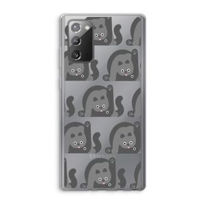 Cats: Samsung Galaxy Note 20 / Note 20 5G Transparant Hoesje