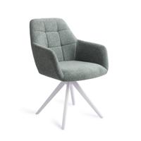 Jesper Home Eetkamerstoel 'Noto' Turn White, Draaibaar, kleur Real Teal Jesper Home Eetkamerstoel 'Noto' Turn White, Draaibaar, kleur Real Teal