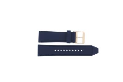 Horlogeband Michael Kors MKT4012 Silicoon Blauw 24mm