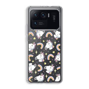 Rainbow Unicorn: Xiaomi Mi 11 Ultra Transparant Hoesje