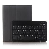 A09B Bluetooth 3 0 ultra-dunne ABS afneembare Bluetooth toetsenbord lederen case voor iPad Air/Pro 10 5 inch (2019) met pen slot & Holder (zwart)
