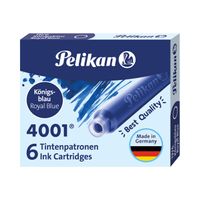 Inktpatroon Pelikan 4001 koningsblauw - thumbnail