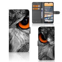 Nokia 5.3 | Telefoonhoesje | Met pasjeshouder | Uil