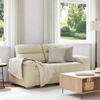 2-zitsbank crme 120 cm kunstleer