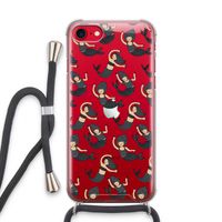 Zeemeermin: iPhone SE 2020 Transparant Hoesje met koord