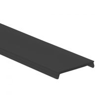 Zwart opaal afdekking 600cm C33 25-30% licht doorlatend voor LED strip profiel PN4 PN5 PN6 PN7