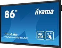 iiyama TE8614MIS-B1AG beeldkrant Interactief flatscreen 2,17 m (85.6") LCD Wifi 435 cd/m² 4K Ultra HD Zwart Touchscreen Type processor Android 24/7 - thumbnail