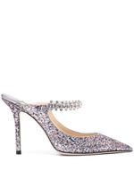 Jimmy Choo mules Bing 100 - Argent - thumbnail