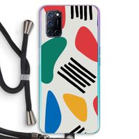 Illustratieve pop 1: Oppo A52 Transparant Hoesje met koord