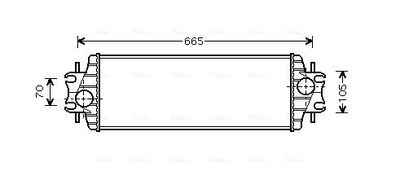 Intercooler, inlaatluchtkoeler RTA4328 Intercooler, inlaatluchtkoeler RTA4328