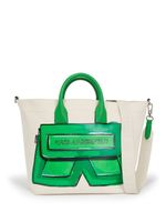 Karl Lagerfeld sac cabas IKON/K en toile - Tons neutres