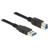 Delock USB-kabel USB 3.2 Gen1 (USB 3.0 / USB 3.1 Gen1) USB-A stekker, USB-B stekker 0.5 m Zwart 85065