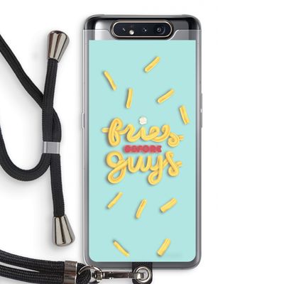 Always fries: Samsung Galaxy A80 Transparant Hoesje met koord