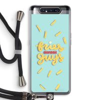 Always fries: Samsung Galaxy A80 Transparant Hoesje met koord