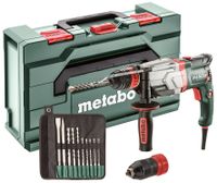 Metabo UHEV 2860-2 Quick Combihamer | 1100w 3.4J + SDS-plus-boor-/beitelset (10-dlg) - 600713510