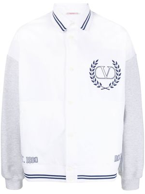 Valentino Garavani veste bomber VLogo - Blanc