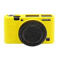 PULUZ siliconen beschermhoes voor Sony RX100 III / IV / V(Yellow)