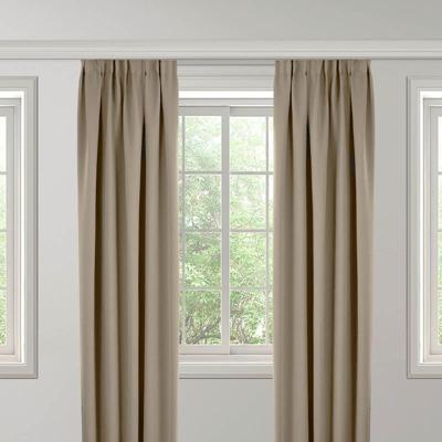 Gordijnen Verduisterend & Isolerend - Haken of Ringen - Pumice Stone maat: 250 x 150 cm - materiaal: Polyether - Dekbed-Discounter.nl