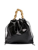Jil Sander sac à main à bride en chaîne - Noir Jil Sander sac à main à bride en chaîne - Noir