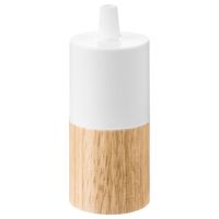 home sweet home combi fitting rond E27 - wit / hout
