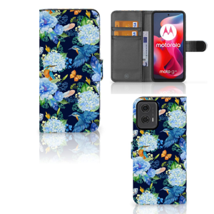 Telefoonhoesje met Pasjes voor Motorola Moto G24 | G04 | G24 Power IJsvogel