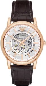 Horlogeband Armani AR1983 Leder Bruin 22mm