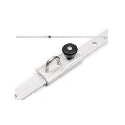 Rails wit eyebolt for flexible shade sail mounting - Sun en shade