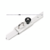 Rails wit eyebolt for flexible shade sail mounting - Sun en shade