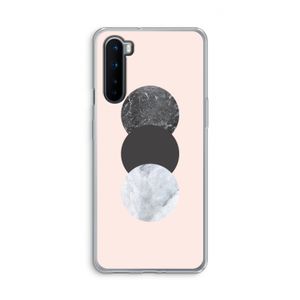 Marmeren cirkels: OnePlus Nord Transparant Hoesje
